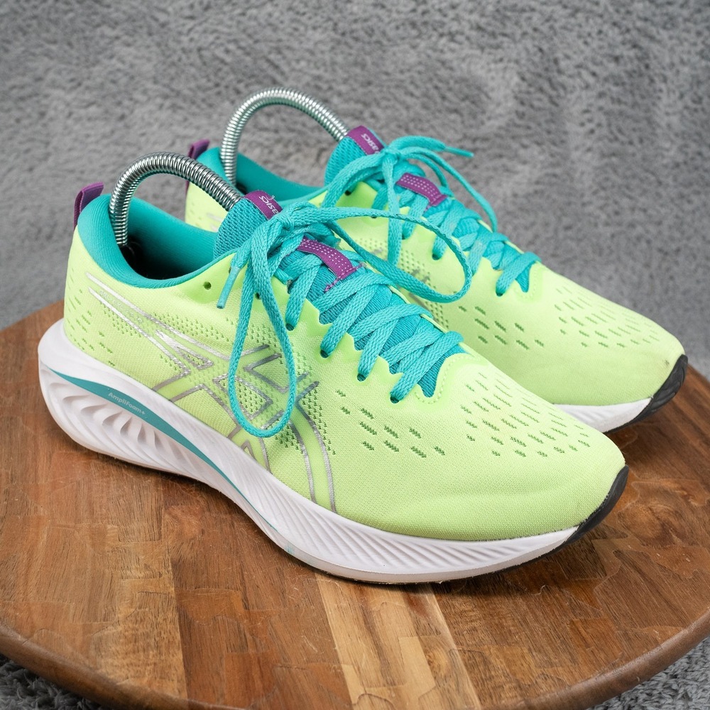 ASICS Women's GEL-Excite 10 Running Shoes Size 7.5 Blue Yellow Athletic Sneakers